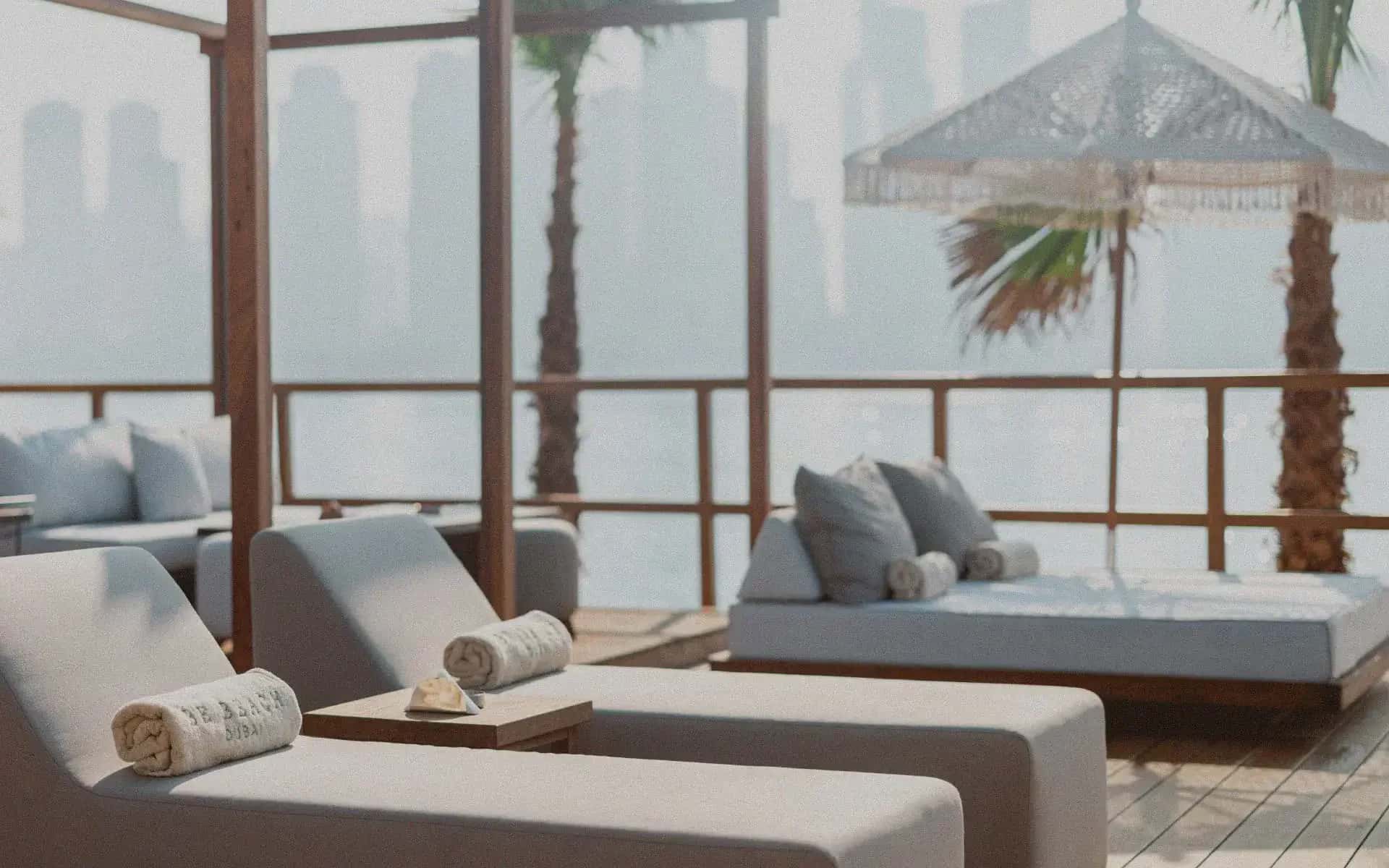 Waterfront setting at Be Beach Dubai