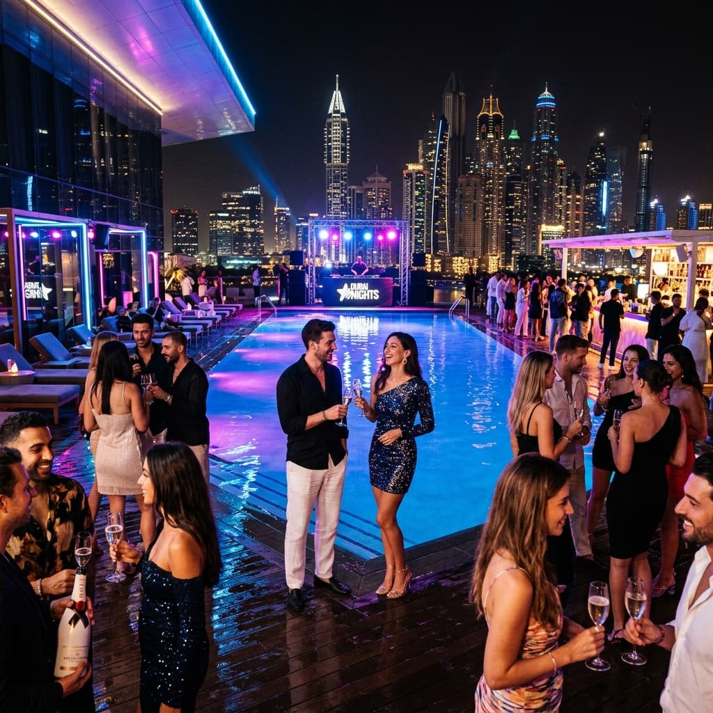 Pool Party Dubai - Best Wet Decks & High-Altitude Swims