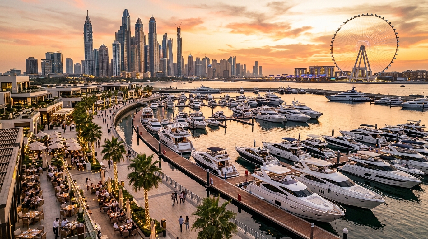 Dubai Harbour: Marinas, Yacht Charters, Dining & Complete 2026 Guide